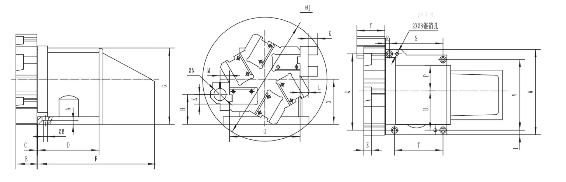 Gear Teeth Horizontal Turrets 6 Positions Taiwan Turret Milling Machine Price Changzhou Ya Xing Tool Turret Cnc Lathe