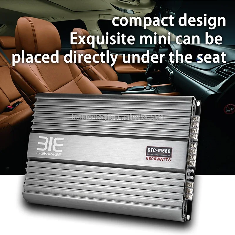 Auto Magic Cube M668 4*60 watts rms power car amplifier full range audio good price car amp blaupunkt car audio