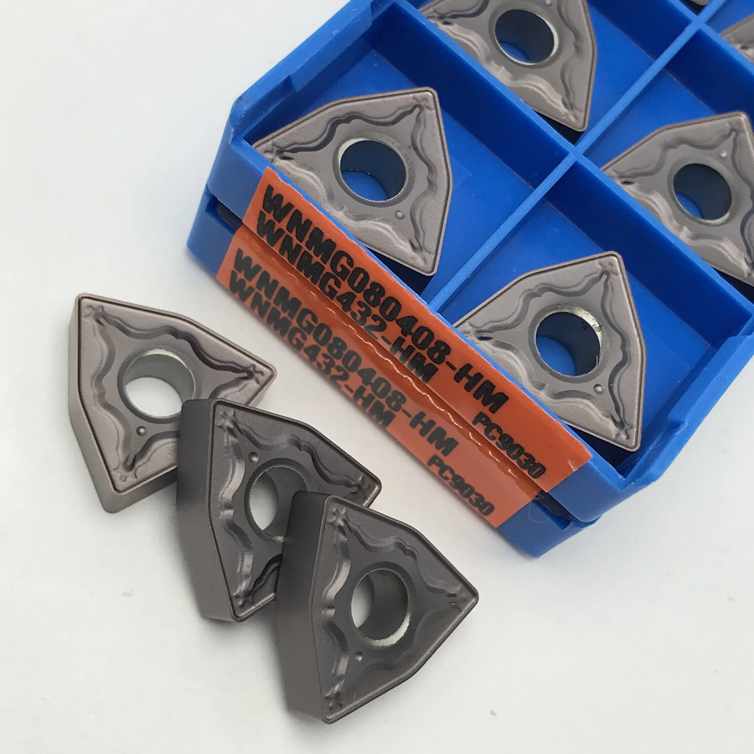 WNMG080404 WNMG080408 HM PC9030/NC3030 Utensile per tornitura esterna Inserti in metallo duro Utensile da taglio di alta qualità Lavorazione dell'acciaio CNC