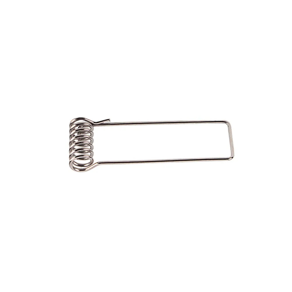 30Pcs LED Panel Light Spring Clip 50.9mm Silver Sturdy Reliable Spring Fixing Clip for Spotlight Ceiling Lamp LED Panel Fixture