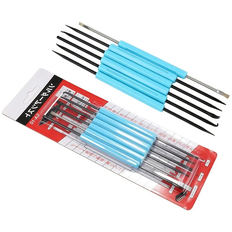 JUSTINLAU 6Pcs Soldering Assistance Tool Set PCB Circuit Board Cleaning Repair Soldering Aids Tools for Electronics Soldering