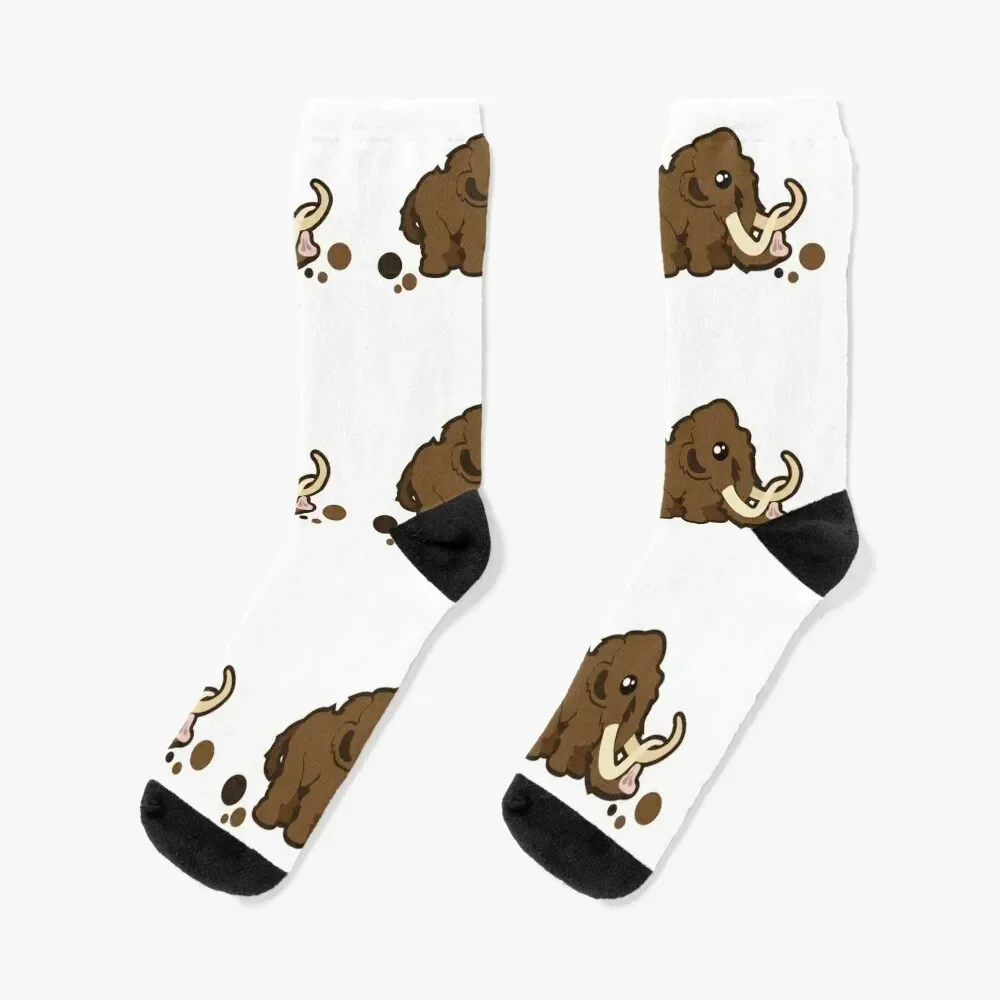 

Just a Cute Mammoth Socks anti-slip men cotton high quality Men's Women's Socks Men's