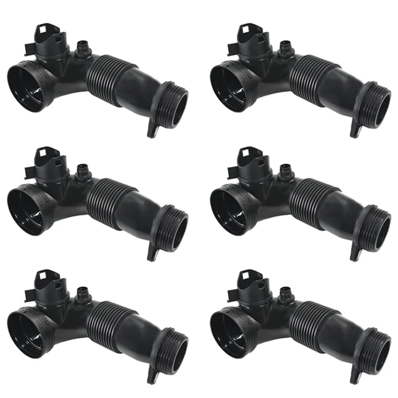 

B07A-6Pcs 13717605638 Car Turbocharger Intercooler Air Intake Hose Pipe Tube For BMW F22 F23 F30 F32 F33 F34 F10 E84 F25 F26