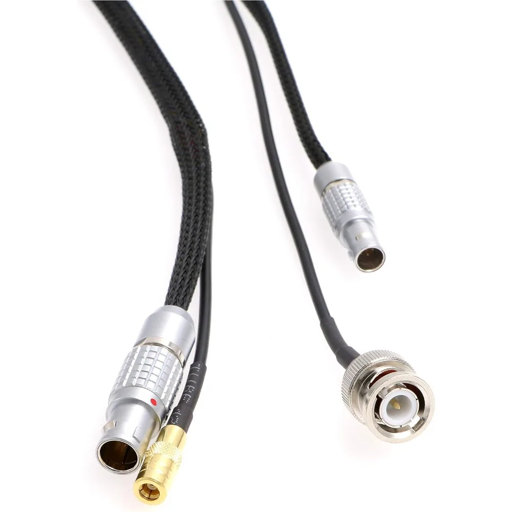 

Alvin's Cables Trinity Joystick Main Cable with BNC-SMB & 1B 8 Pin to 0B 7 Pin Cables (43in/110cm) for ARRI Trinity Joystick