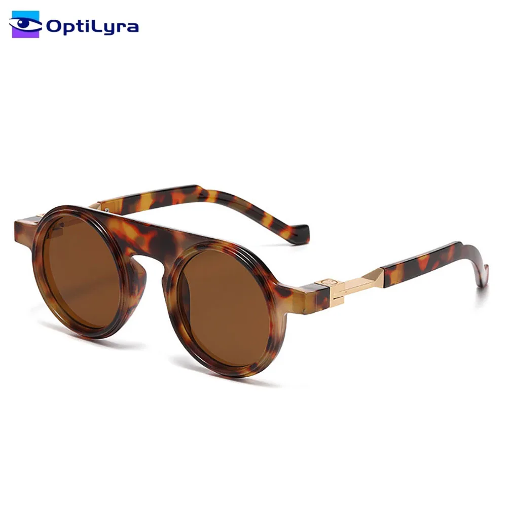 

OptiLyra Brand Round Metal Frame Polarized Sunglasses For Both Men And Women UV400 Protection Sunglasses