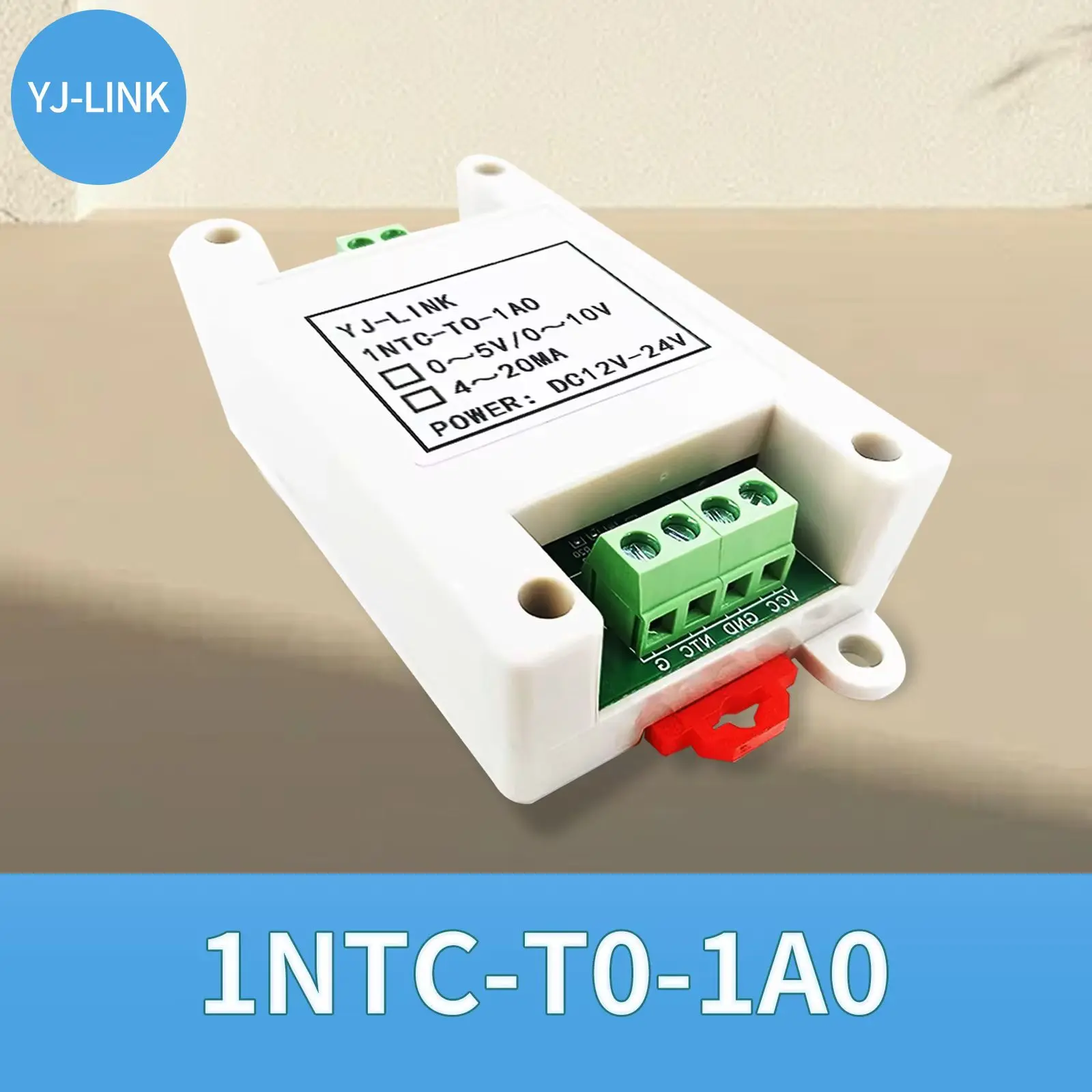 NTC Thermistor Temperature Sensor To Analog 4-20mA Current 0-5V/0-10V Voltage Output Temperature Conversion Module