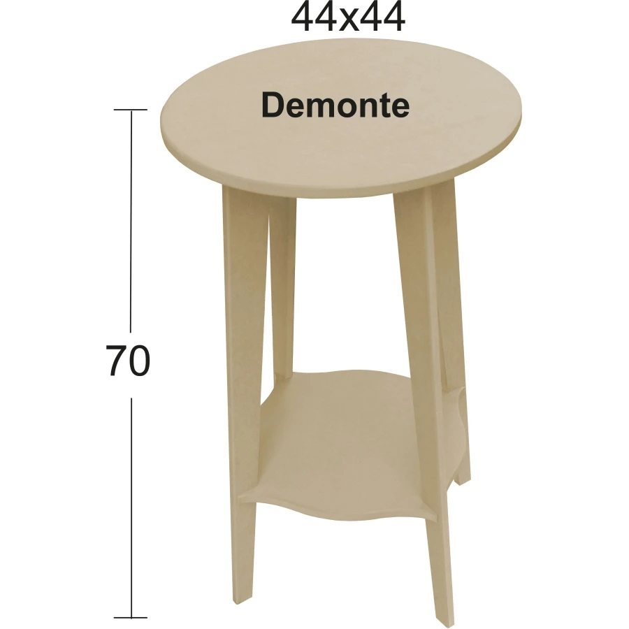 SP567 Round Flat Pack Coffee Table, Can Be Painted Mdf Coffee Table