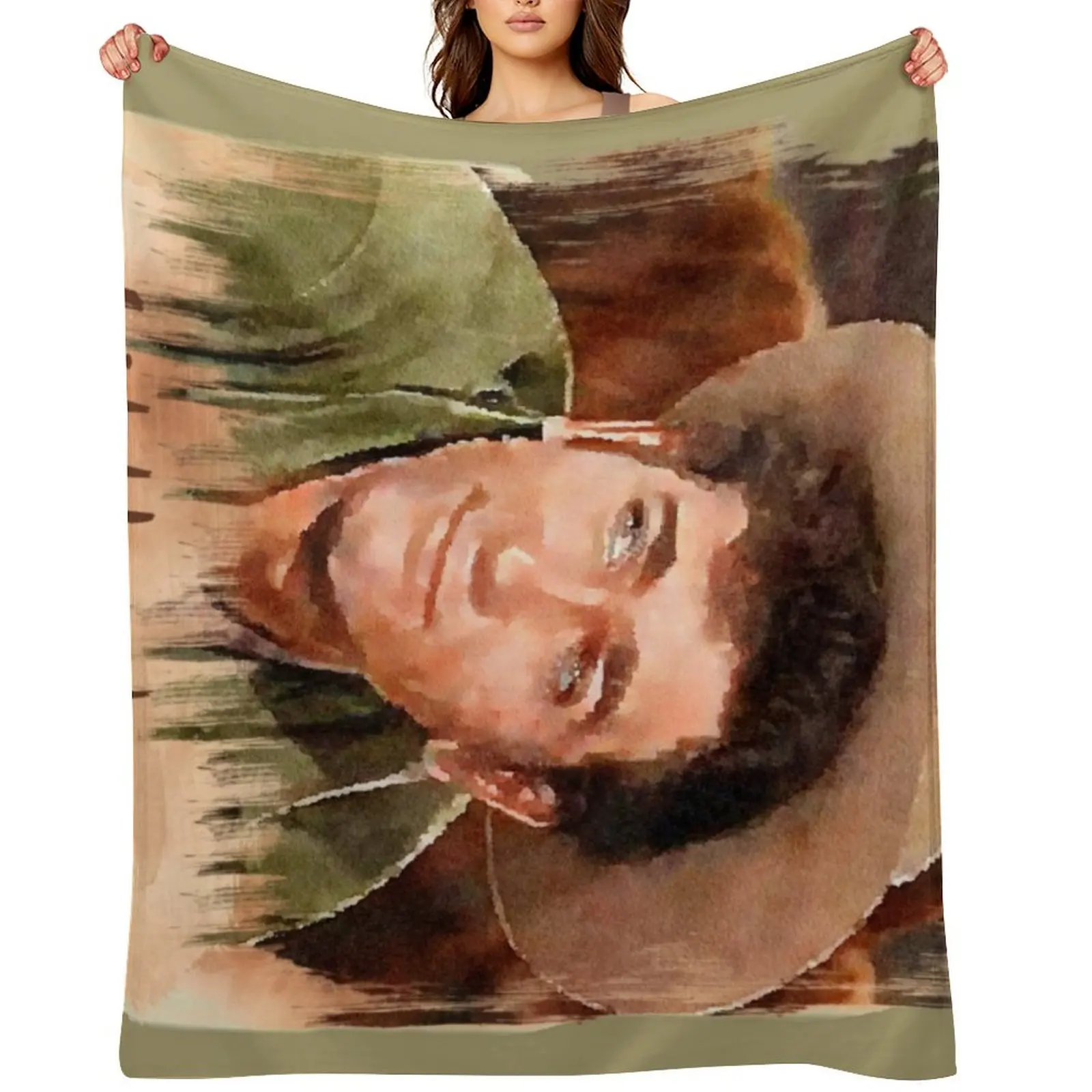 

Little Joe Bonanza Throw Blanket Flannels Nap funny gift Furry Blankets