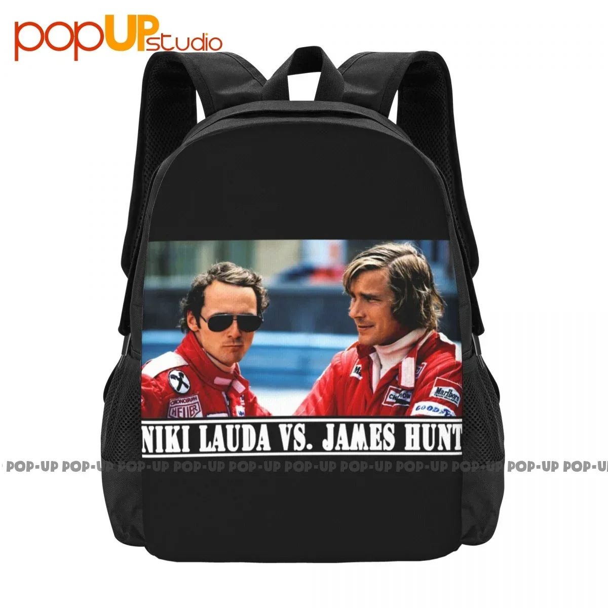 Fierce Rivalry Niki Lauda Vs James Hunt Backpack Large Capacity Hot Foldable Storage Bag Large Capacity