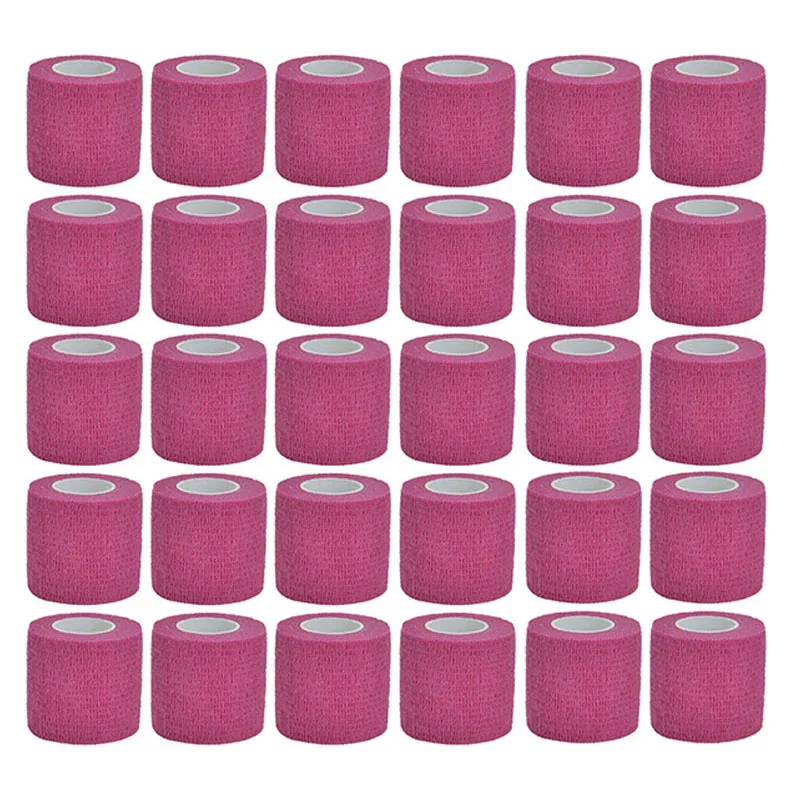 

1/10/20/30Pcs Disposable Bandage Tattoo Sport Wrap Tape Self Adhesive Elastic Bandage Tape Tattoo Permanent Makeup Accessories