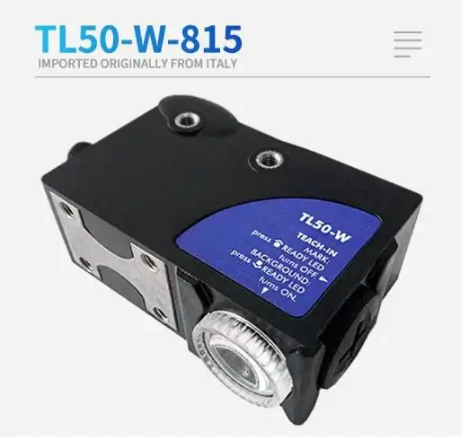 

TL50-W-815 Photoelectric Switch TL50 Photoelectric Eye Color Indicator Sensor Bag Making Photoelectric