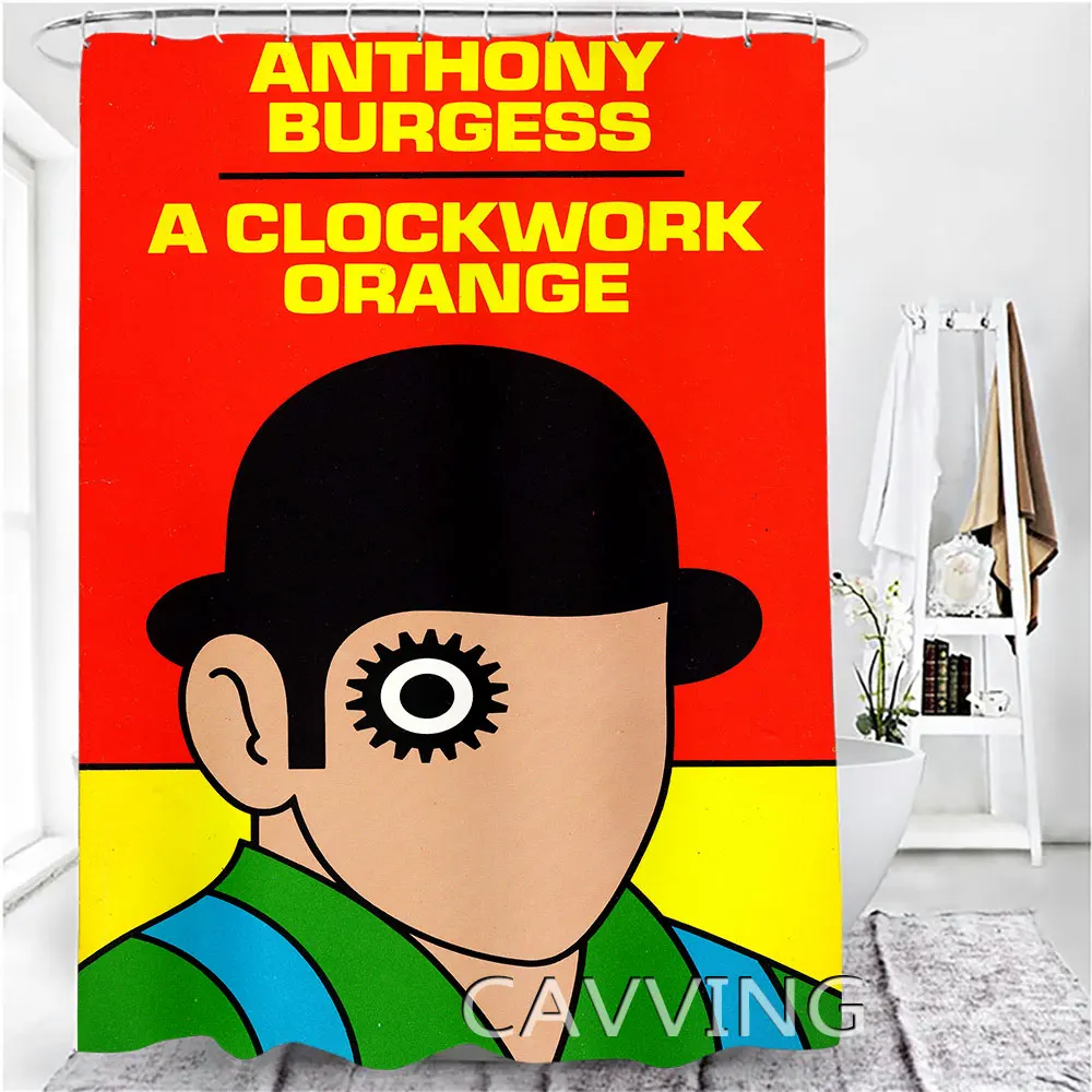 A Clockwork Orange  3D Printed  Shower Curtains Waterproof Bathroom Curtain Anti-slip Bath Mat Set Toilet Rugs Carpet   K03