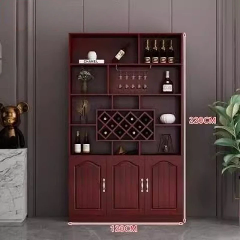 

Drinks Cabinet Modern Home Bar Whiskey Display Wine Rack Iron Elegant Vintage Stands Wall High End Furniture Vitrine Full Luxury