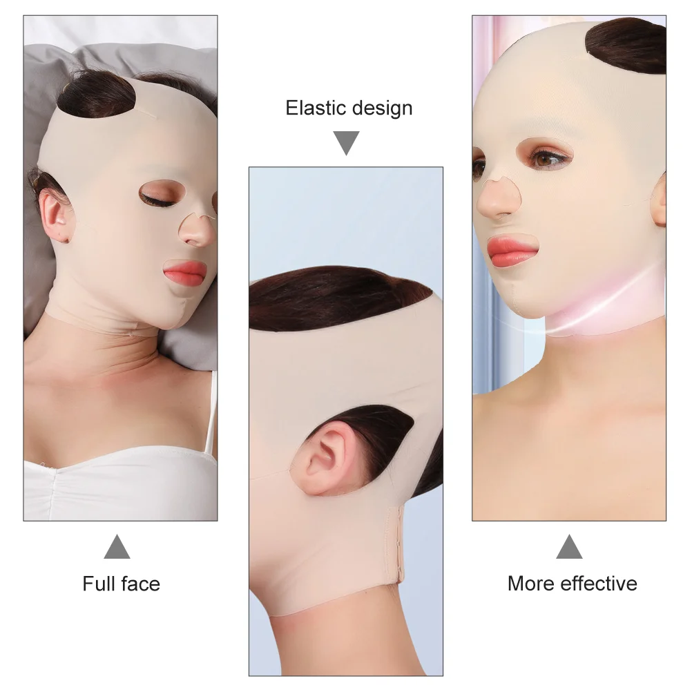 Facial Belt Face Lift Thin Face Mask Sleeping Treatment Earhook Style Band 50% Nylon Woman