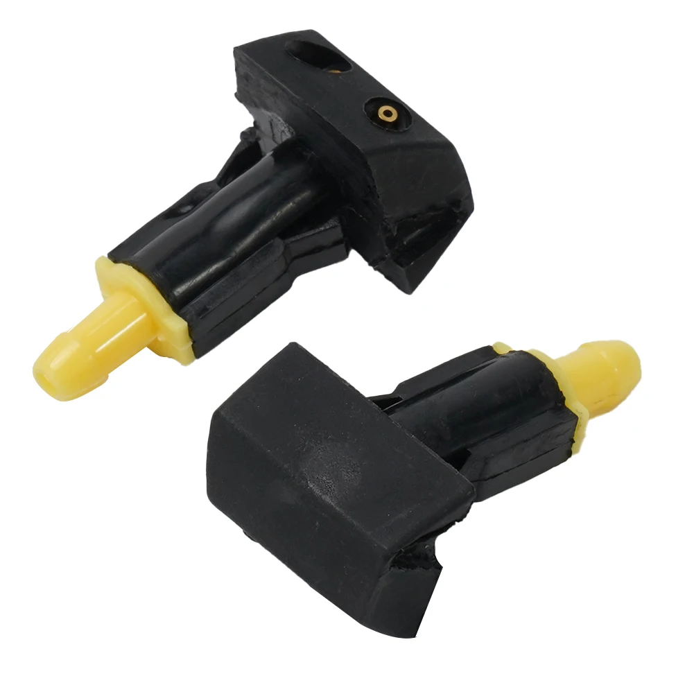 Replacement Pair of Windshield Washer Spray Nozzles for Nissan For TIIDA Water Jet Compatible with Factory Specs
