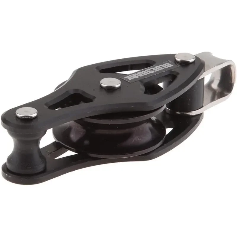 Sailboat Pulley Block, 28mm Single Sheave Ball Bearing, 210kg High Load, Aluminum Alloy Marine Hardware, for Boat Yacht Rigging