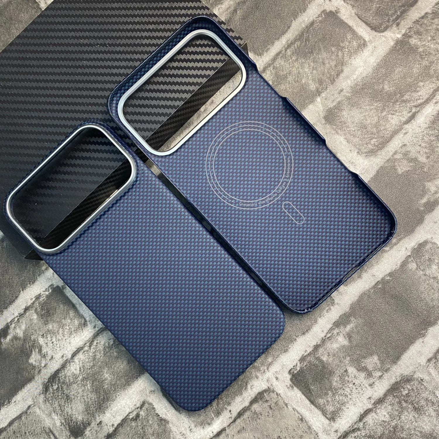 

Для iPhone 17 Pro Max Магнитный чехол Magsafe из настоящего углеродного волокна, цветной чехол из арамидного волокна для iPhone 17 Pro/17pro max, чехол capa