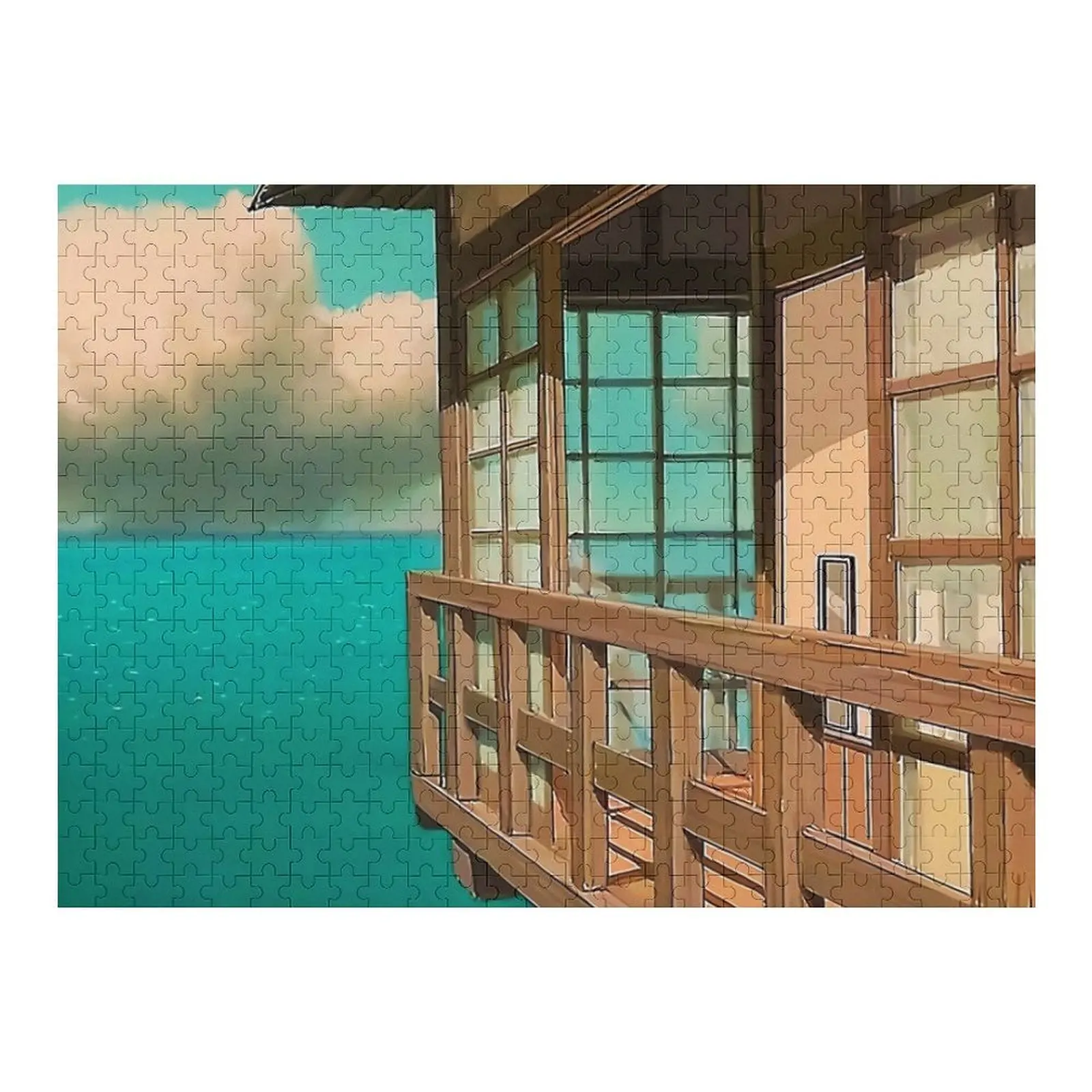 

Spirited Beautiful Sea Jigsaw Puzzle Wood Photo Personalized Jigsaw Pieces Adults Puzzle