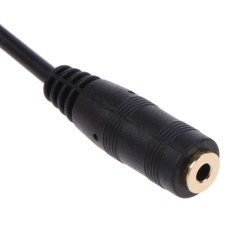 Przedłużacz 2,5 mm, Adapter męski na żeński Przedłużacz przewodu stereo Złącze 2,5 mm do zestawu słuchawkowego