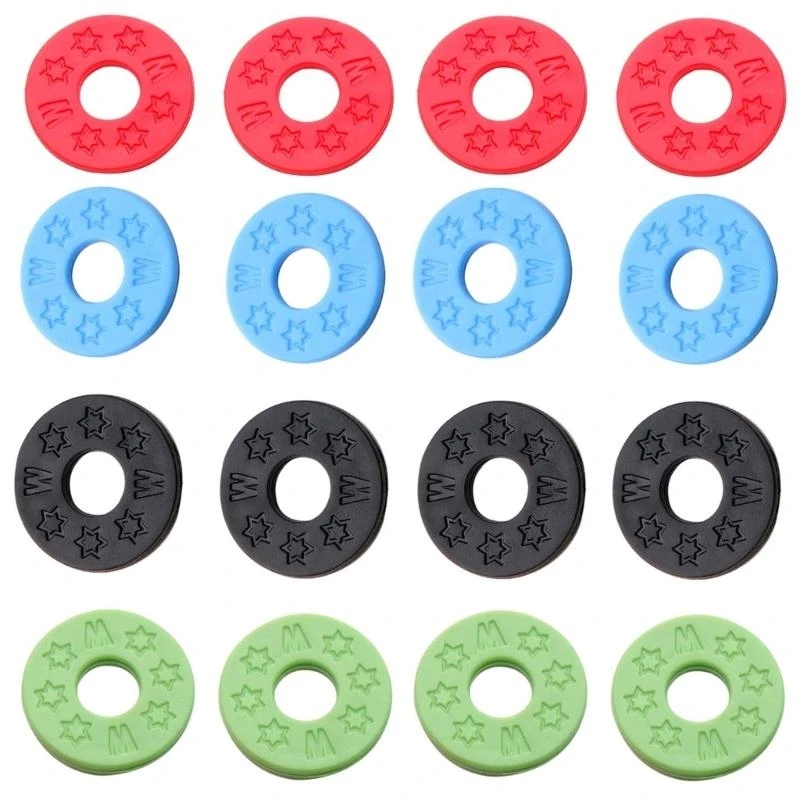10Pcs/Set Rubber Guitar Strap Lock Blocks Guitar Protector Guitar Locks Black Guitar Strap Locking Silicone Strap Locks
