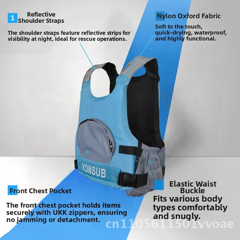 

Спасательный жилет для взрослых, большой карман с клапаном, красочный спасательный жилет для скальной рыбалки для водного каноэ, моторной лодки и рыбалки