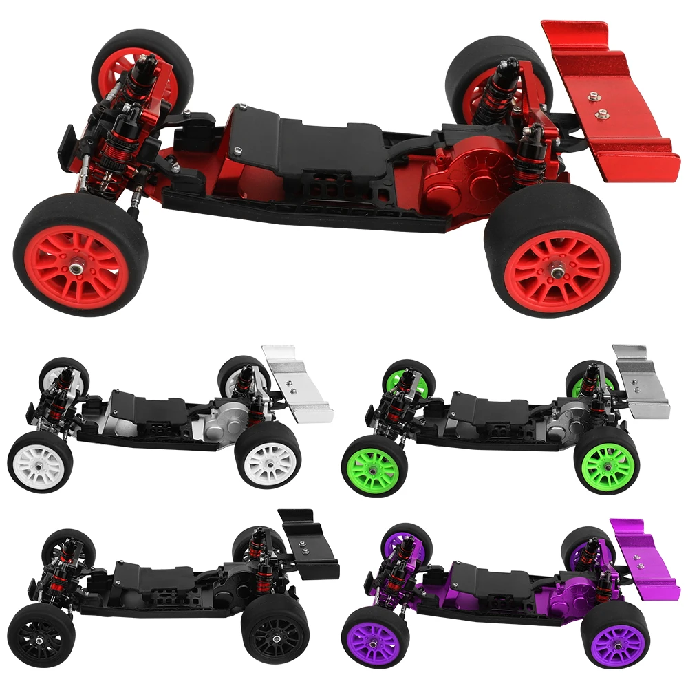 Aluminum Alloy Gearbox Housing Transmission Gearbox with Gears Assembly for 1/24 LOSI Micro-B 2WD RC Car Upgrade Parts
