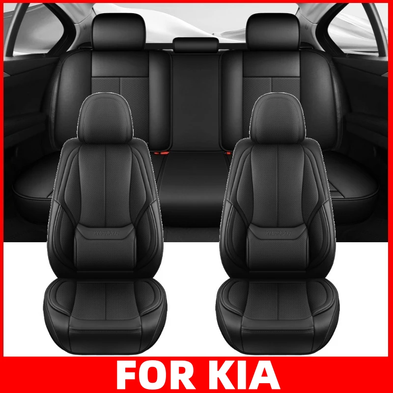 

Car seat cover breathable PU leather waterproof wear-resistant soft and comfortable full wrap seat cover FOR KIA