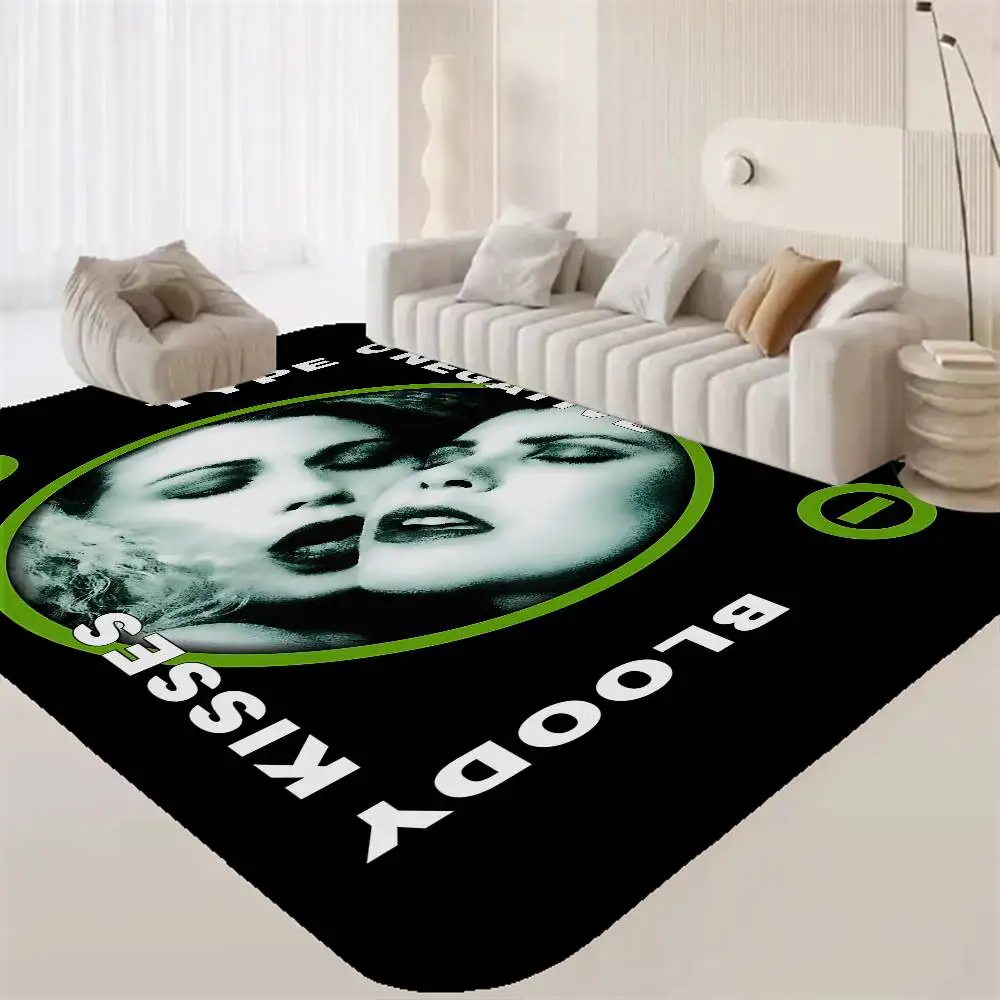 Classic Band T-Type O N-Negative Entrance Door Mat Nordic Style Bedroom Living Room Doormat Home Balcony Anti-Slip Modern Home