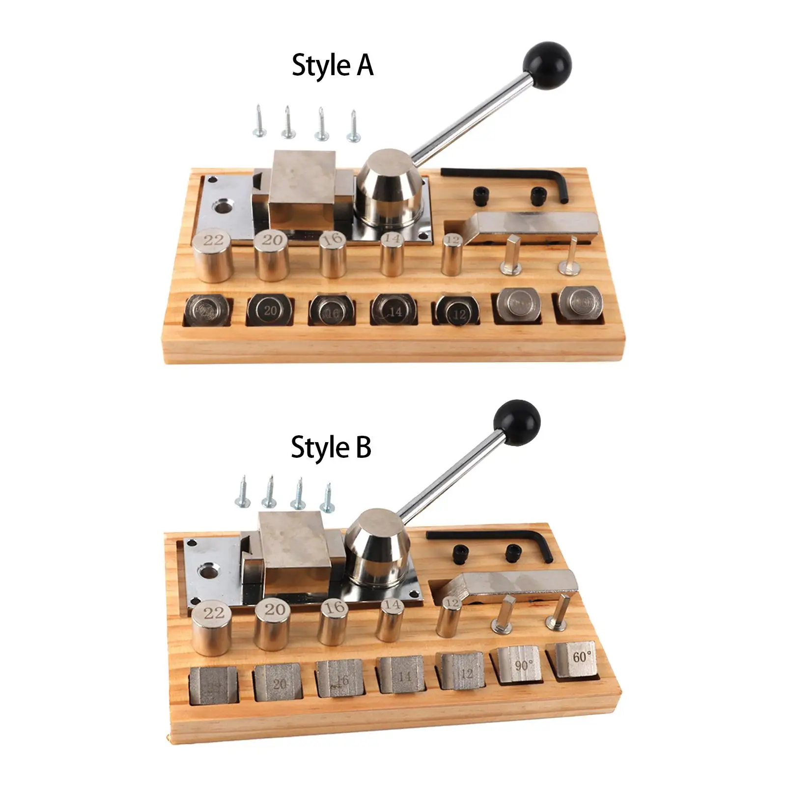 

Ring Bending Tool with Dies Ring Bending Machine Portable Sturdy Metal Ring