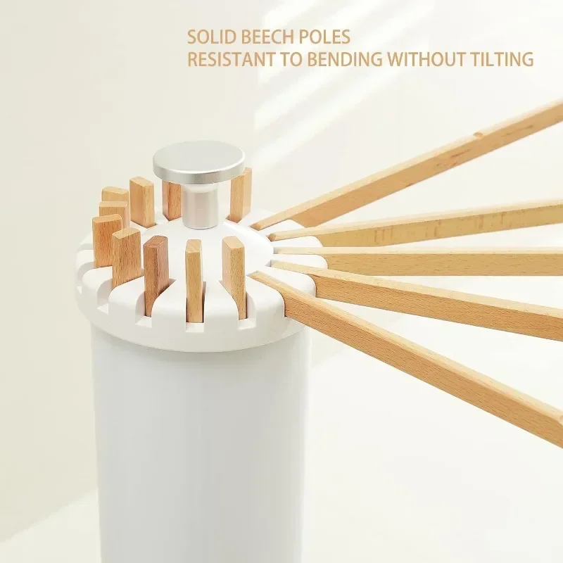 new multifunctional folding drying rack floor standing swivel laundry rack tripod drying rack balcony bedroom clothesline mobile