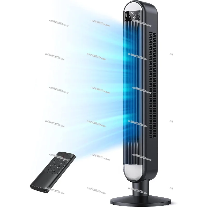 

Bladeless Tower Fan with Remote Control, 90 ° Oscillating Fan, Quiet with 6 Speeds, Large LED Display, Touch Panel, 42 Inches