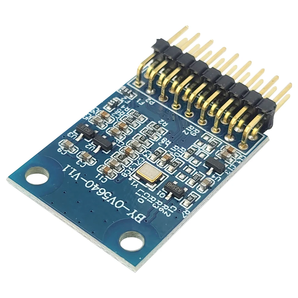 OV5640 Camera Module Adapter Board with Double Flash Light Control Development Board 8-Bit SCCB IIC Port 18PIN RGB YUV JPEG