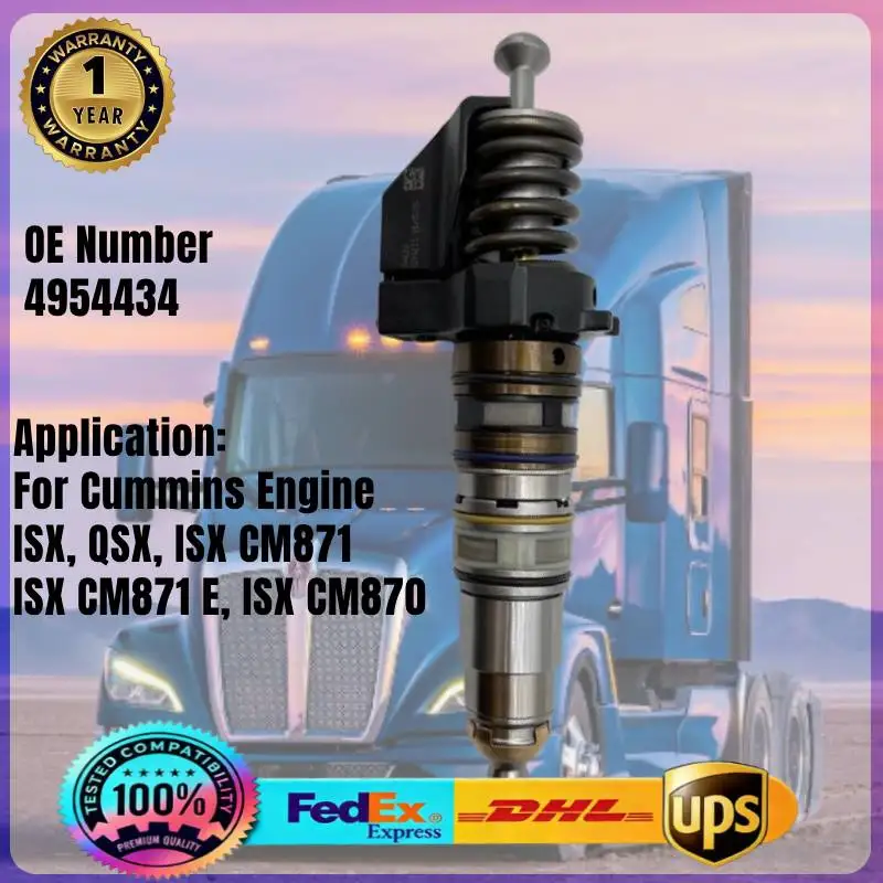 4954434 4954434RX 4954434PX Common Rail Fuel Injector for Cummins Engine ISX QSX ISX CM871 ISX CM870