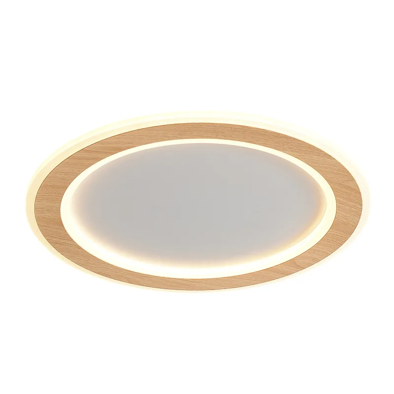 

Round simple modern study lamp Bedroom lamp Japanese style lamp