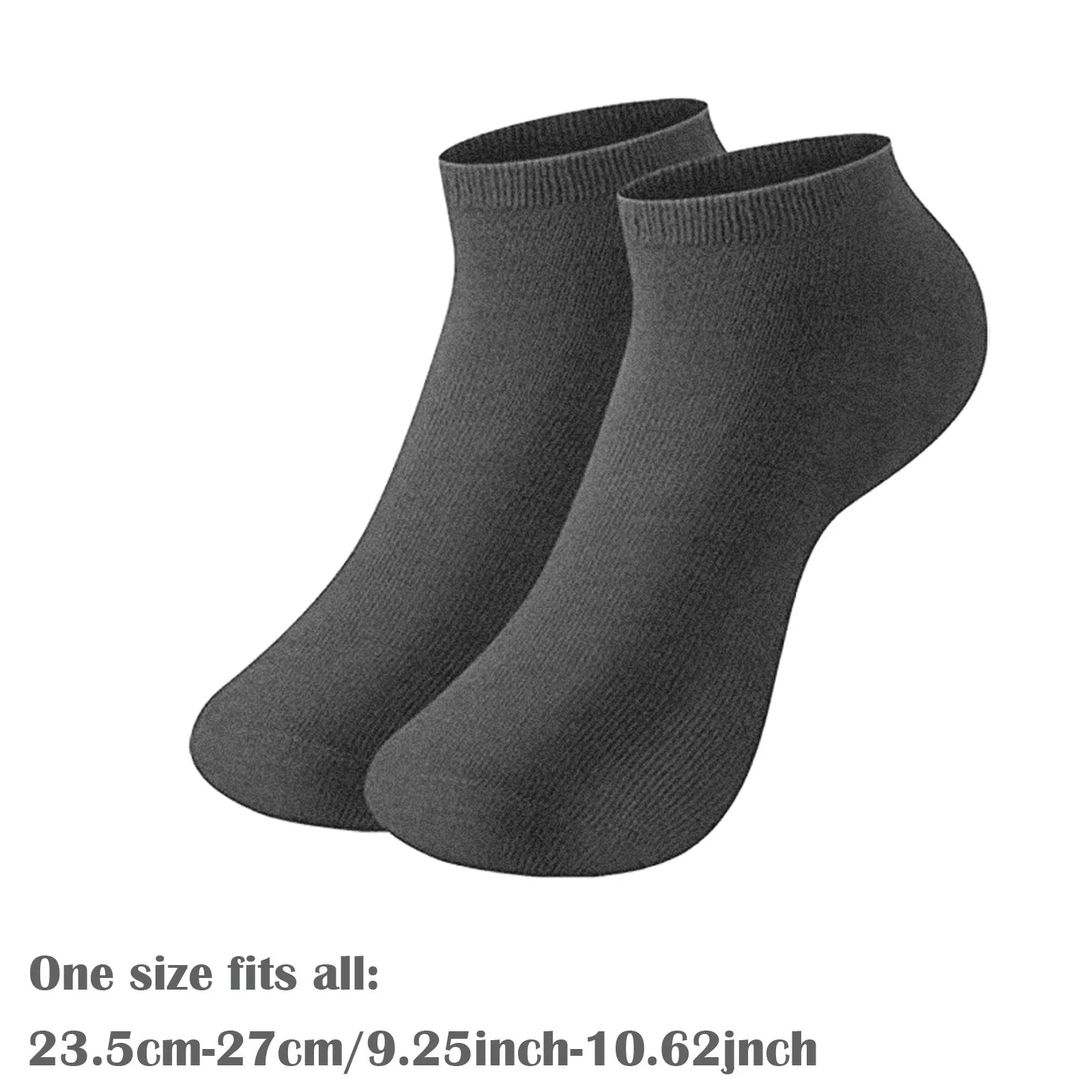 Kurze Socken für Herren und Damen, 6 Paar einfarbige Sport-Baumwollsocken, klassisch, einfach, bequem, weich, atmungsaktiv