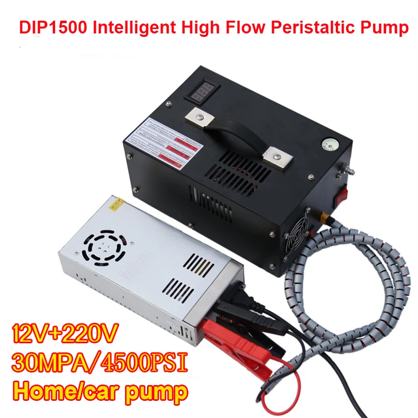 4500Psi 300bar Pcp Compressor 110V 220V Transformer 12v 30Mpa Shooting Air Gun Pump Scuba Diving