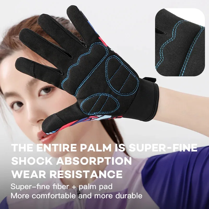

Anti-Slip Shock-Absorbing Motorcycle Bike Gloves | Touch Screen Wear-Resistant Halloween Gift Road Mountain Riding Gloves Unisex