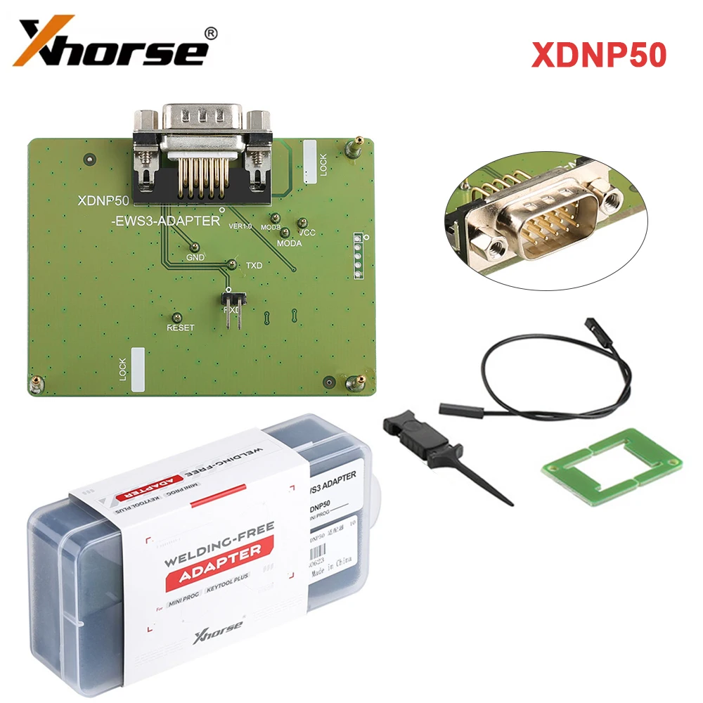 

Xhorse XDNP50 For BMW EWS3 Adapter Package Without Soldering Work With MINI Prog VVDI and Key Tool Plus Pad