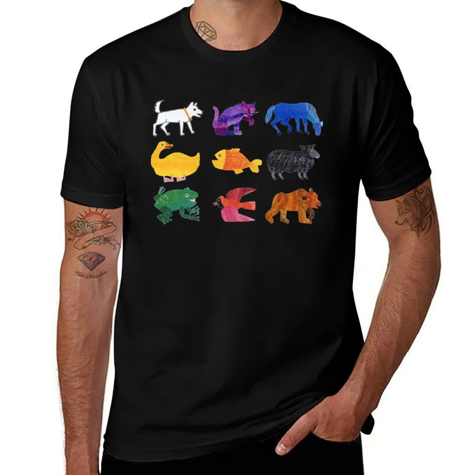

Eric Carle Animals T-Shirt man graphic t shirt printed t shirts for man t shirt personalised T-Shirt