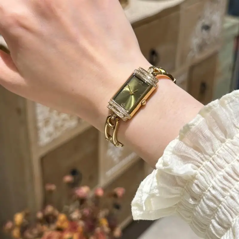 

Delicate small pin elegant women's watch 2025 new brand genuine high-end light luxury quartz watch fashion trend gift