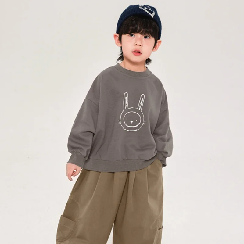 

Boys Hoodies Sweatshirts Cotton Tops Outwear 2024 Lasted Spring Autumn Kids Christmas Gift Teenagers School Children's Clothing