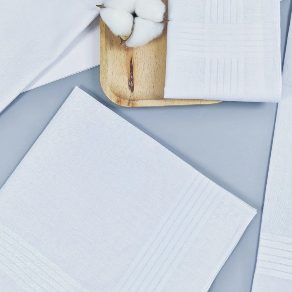 Fazzoletto in puro cotone da 40 cm con sensazione sottile. Fazzoletto da ristorante per tovaglioli da lavoro 18 pezzi