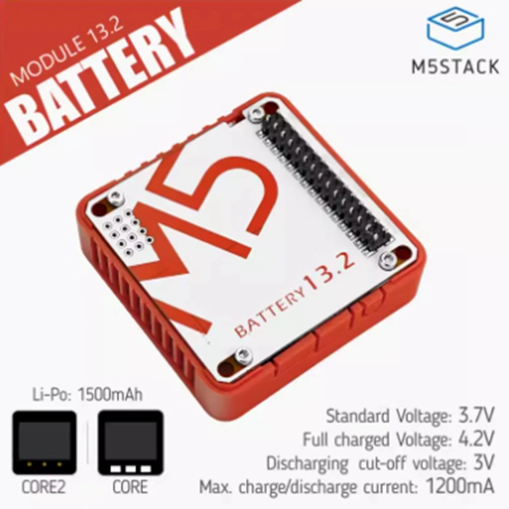 M5Stack Battery 13.2 Stackable 1500mAh battery expansion module Support stacking