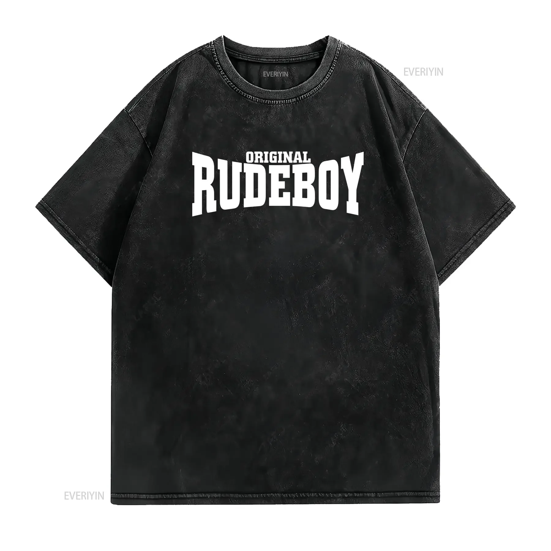 Ska Two Tone Rude Boy T Shirt Reggae Original Rudeboy 2 Many Colour vintage Washed Casual graphic Versatile streetwear Stylish