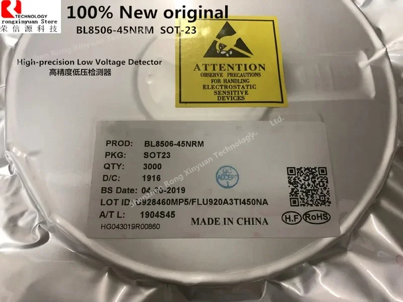 

BL8506 BL8506-45NRM N645 BL8506-33NRM N633 BL8506-18NRM N618 SOT-23-3 High-precision Low Voltage Detector 100% New Original