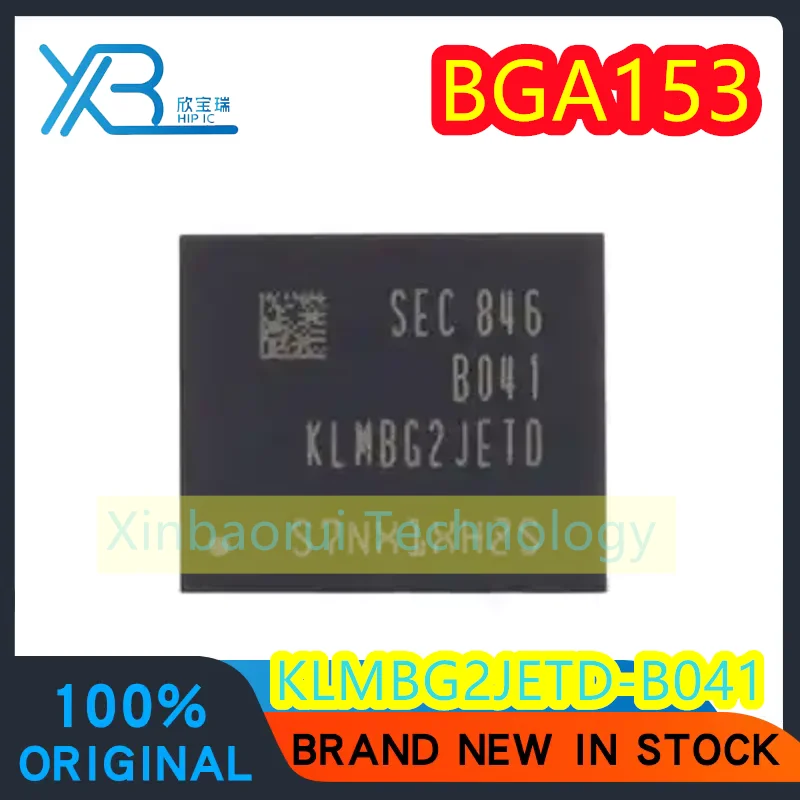 (2/20pieces) KLMBG2JETD-B041 100% brand new original BGA153 EMMC 32G 5.1 version font storage electronics spot