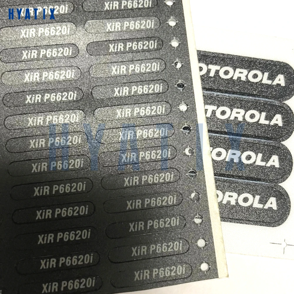 

50sets Labels for XPR3500e DEP570e DP2600e XiR P6620i Repair Parts Accessories