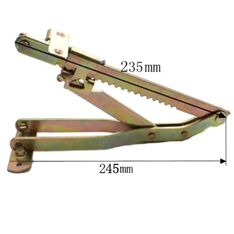 

Heavy Duty Adjustable Ratchet Hinge 7/10 Gears Drawing Table Support Massage Bed Backrest Lifting Bracket Furniture Hardware