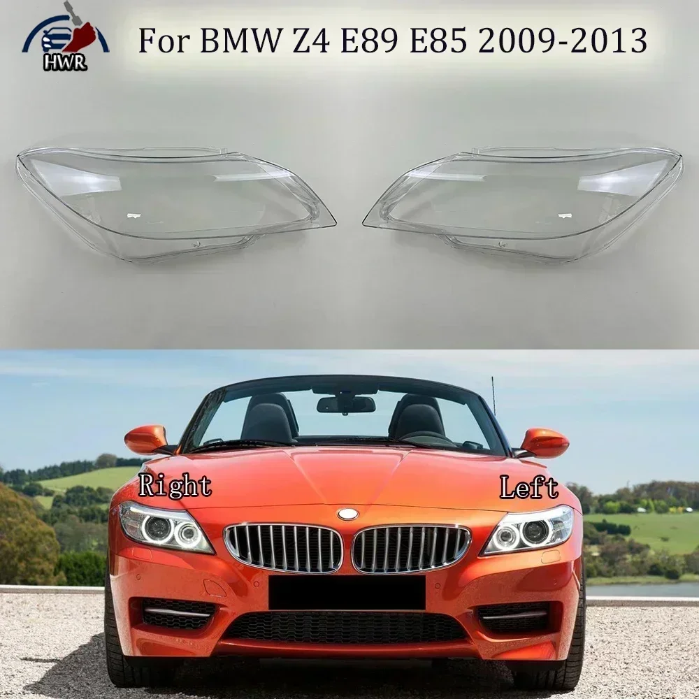 

For BMW Z4 E89 E85 2009 2010 2011 2012 2013 Car Front Headlight Lens Covers Transparent Headlamp Plastic Cover Car Accessori