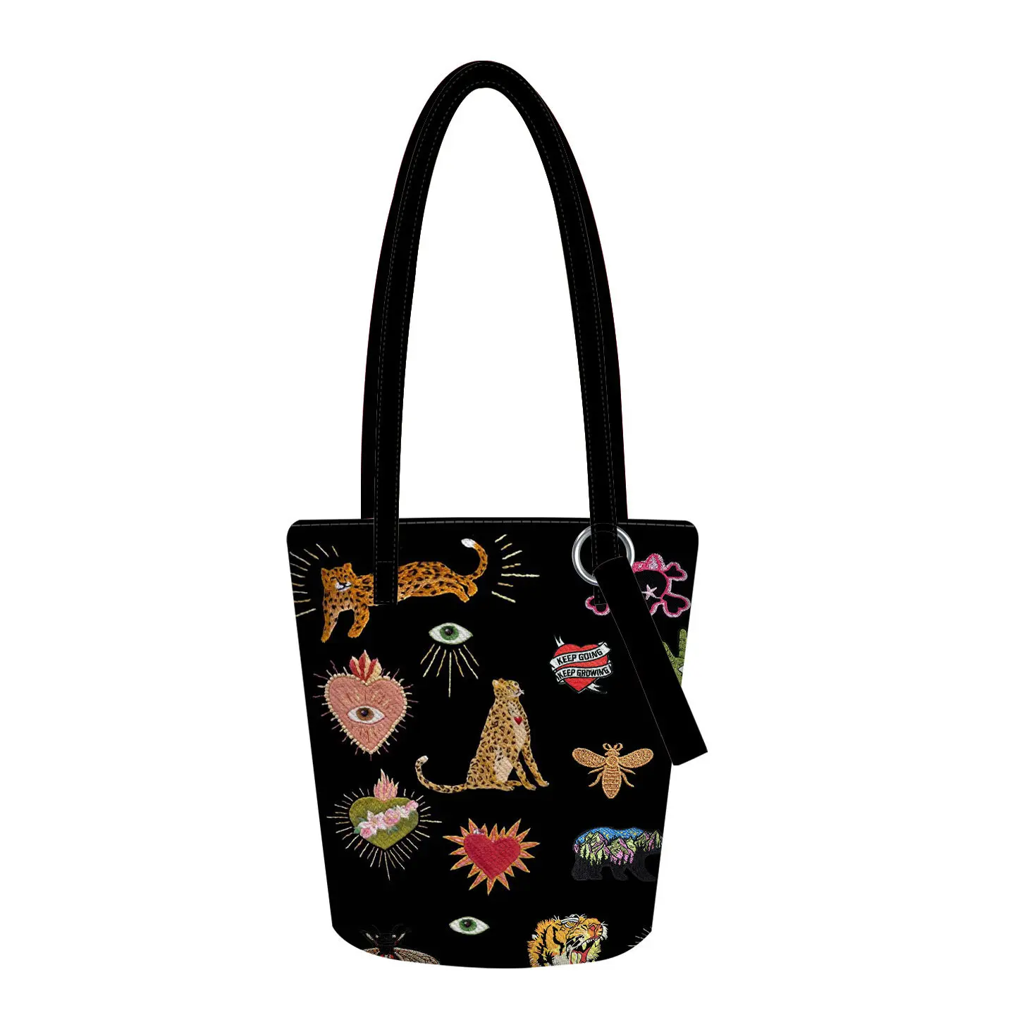 Casual Fashion Versatile Purses and Handbags Commuter Tote Bags for Women Shoulder Bag Extended Bucket Canvas Bags
